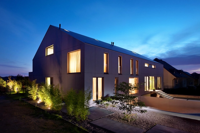 2 Row Houses In Goeblange / Metaform Architects - 独立住宅