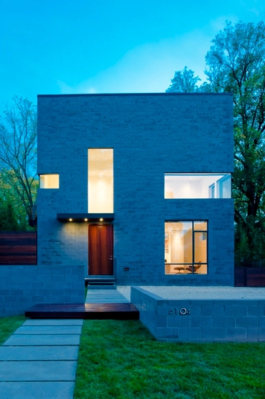 Hampden Lane House / Robert Gurney Architect - Exterior Photography, Houses, Facade