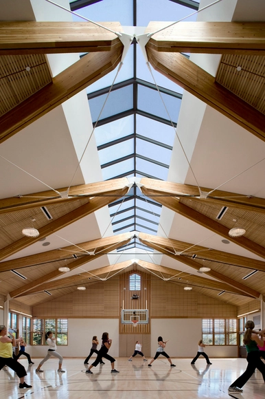 Yountville Town Center / Siegel + Strain Architects - Community Center, Beam, Facade, Lighting