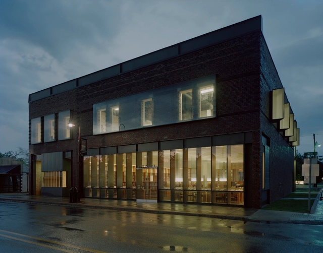Gentry 公共图书馆 / Marlon Blackwell Architect - 更新项目