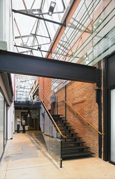 University Of Alberta Triffo Hall / Group2 - Student Hall, Stairs, Beam, Facade, Handrail
