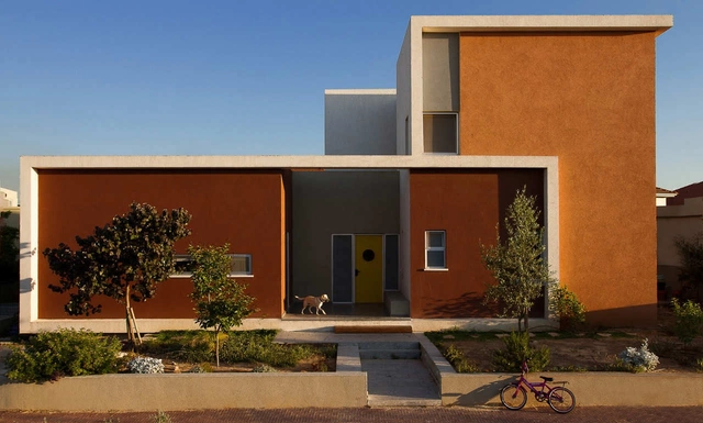 Razel Residence / SaaB Architects - Houses, Courtyard, Facade, Door, Lighting