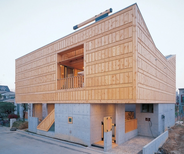 Lim Geo Dang / IROJE KHM Architects - Houses, Facade, Beam