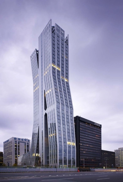 S-Trenue Tower / Mass Studies - Office Buildings, Facade, Cityscape