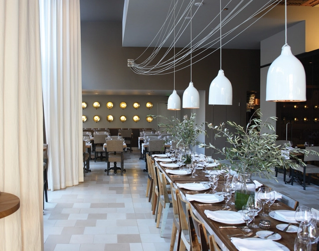 Ella Dining Room and Bar / UXUS - Interior Design, Table, Chair