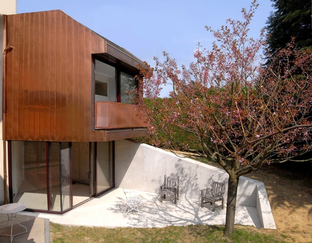 Copper Fish / XPACE - Houses, Garden, Facade