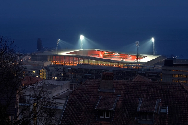 Multifonctional Complex La Maladiere / Geninasca Delefortrie Architectes - Stadiums, Facade, Cityscape