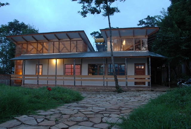 Nel Sedone / EarthStudio - Renovation, Courtyard, Facade, Door, Lighting