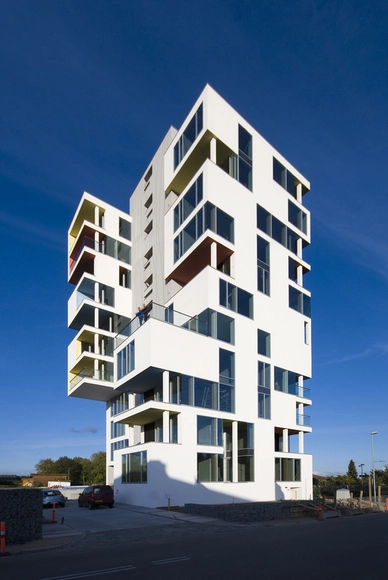 Siloetten / Christian Carlsen Arkitektfirma + C.F. Møller - Housing, Facade