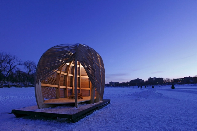 Rope Pavilion / Kevin Erickson - Small Scale, Facade, Arch