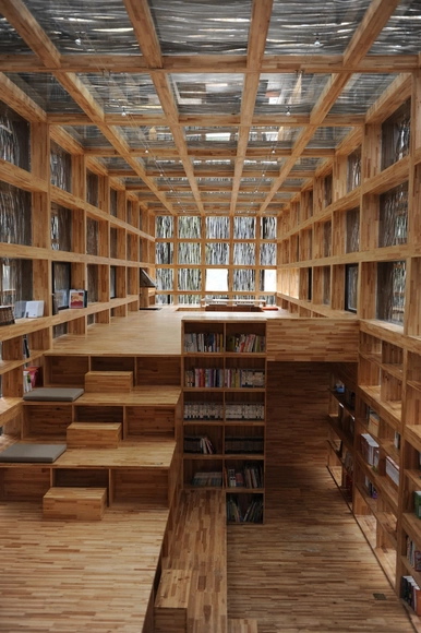 LiYuan Library / Li Xiaodong Atelier  - Library, Beam