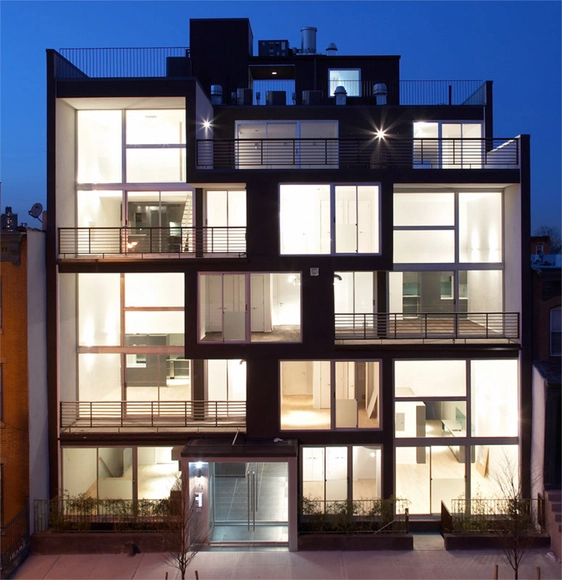 935 Pacific Street / Loadingdock5 Architecture - Apartments, Facade, Door, Balcony