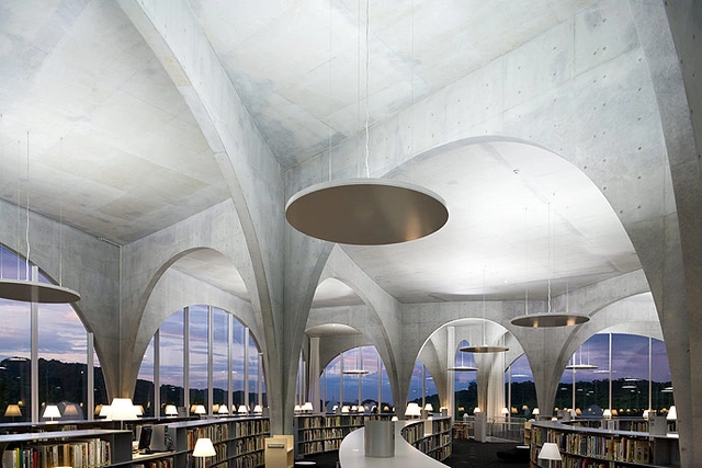 Biblioteca de la facultad de arte de la Universidad de Tama - Bibliotecas