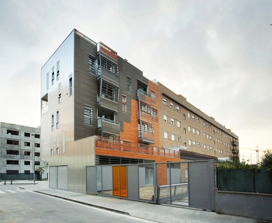 Social Housing in Granollers / Bailo Rull ADD+ Arquitectura - Social Housing, Facade