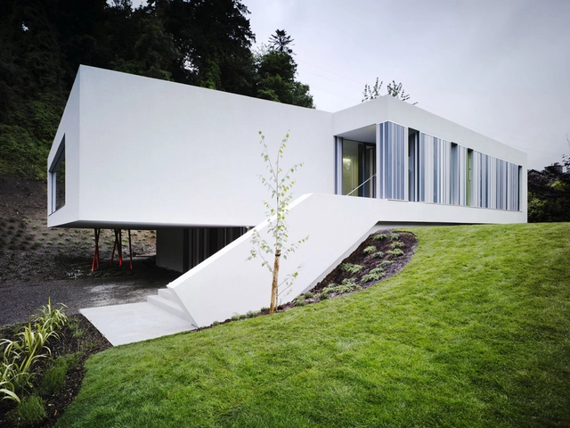 Dwelling at Maytree / ODOS architects - Houses, Garden, Facade, Stairs