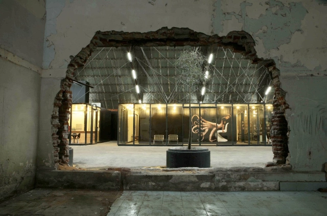 Pullpo Advertising Agency / Hania Stambuk - Interior Design, Facade, Column, Arch