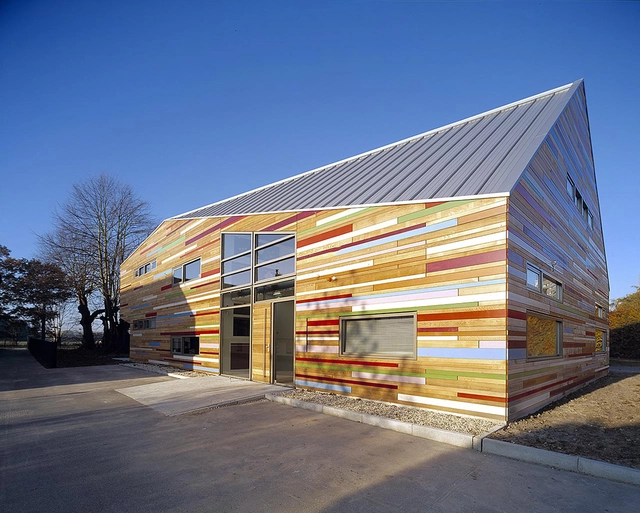 Day care centre de kleine Kikker / Drost + van Veen architecten - Kindergarten, Facade, Door, Beam