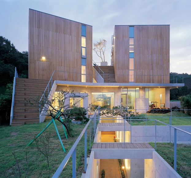 Hye Ro Hun / IROJE KHM Architects - Houses, Facade, Stairs