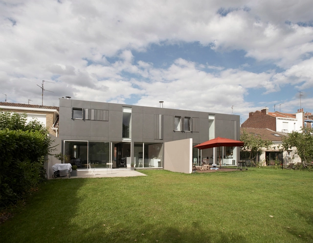 Pile ou Face Houses / TANK Architectes - Houses, Garden, Facade