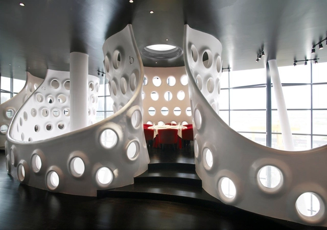 Honeycomb / SAKO Architects - Restaurant, Lighting, Table