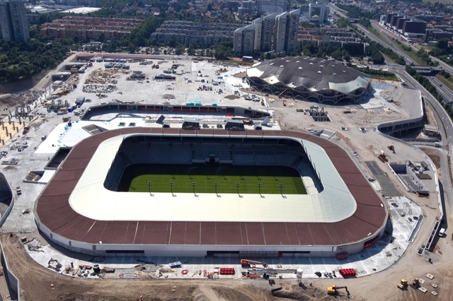 Football Stadium of Sports Park Stožice / SADAR + VUGA - Football Stadium, Facade