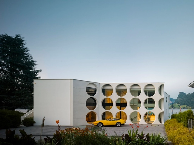 O House / Philippe Stuebi - Houses, Facade, Arch