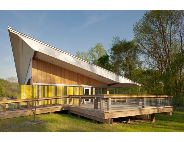 Walnut Creek Wetland Center / Frank Harmon Architect - Visitor Center, Facade
