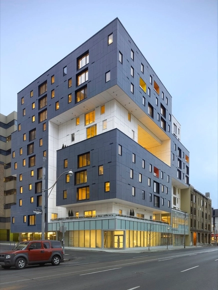 60 Richmond Housing Cooperative / Teeple Architects - Apartments, Facade