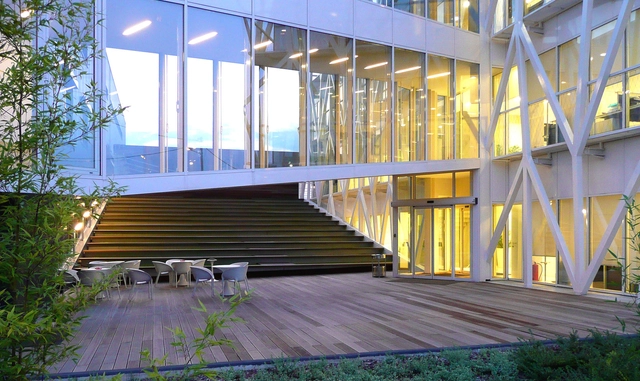 NOVIstipic / UPI-2M - Office Buildings, Deck, Facade, Handrail, Stairs, Beam