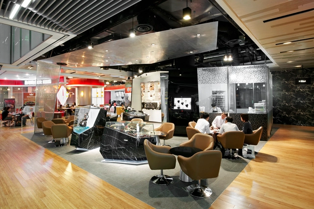 Jewels Artisan Chocolate At Orchard Central / Nota Design International pet Ltd - Interior Design, Chair, Table