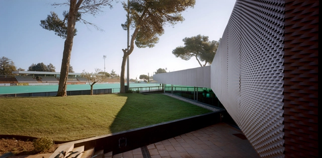 ATHC Headquarters / XVA Arquitectura - Office Buildings, Garden, Facade, Handrail