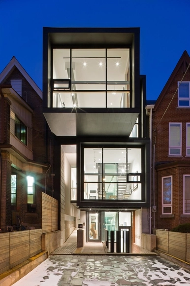 Pachter Residence / Teeple Architects - Houses, Facade, Door, Stairs, Handrail, Balcony
