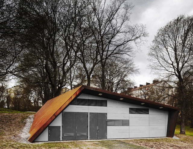 New Pumping Station in Stockholm / UD Urban Design AB - Infrastructure, Facade, Door