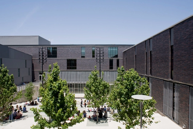 Booker T. Washington High School for the Performing and Visual Arts / Allied Works Architecture - High School, Garden, Facade