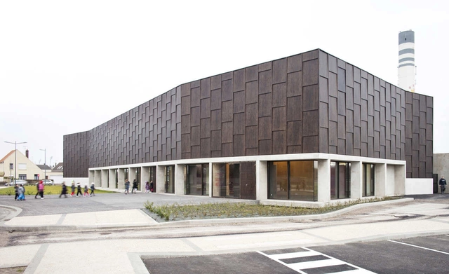 Calais Sporthall / RemingtonStyle - Gymnasium, Facade