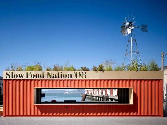 Slow Food Nation Welcome Pavilion / Jensen Architects - Pavilion, Facade, Fence