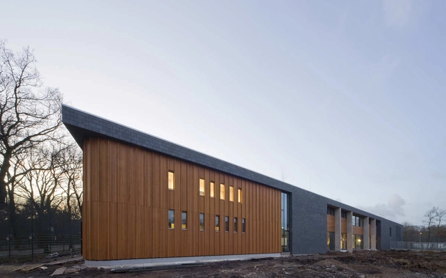 Juvenile Living / UArchitects - Youth Center, Door, Facade