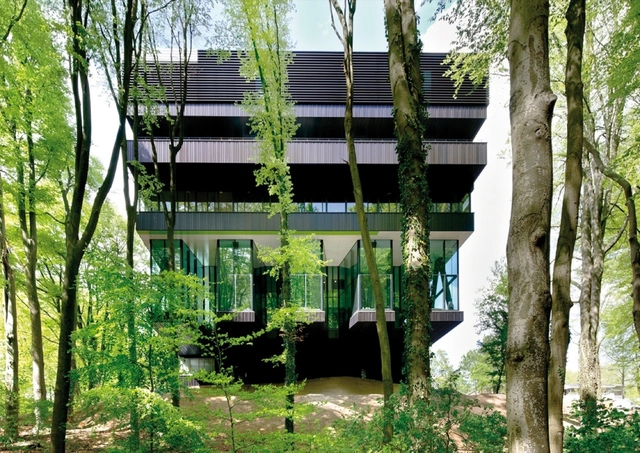 Rehabilitation Centre Groot Klimmendaal / Koen van Velsen - Rehabilitation Center, Garden, Facade, Door, Forest