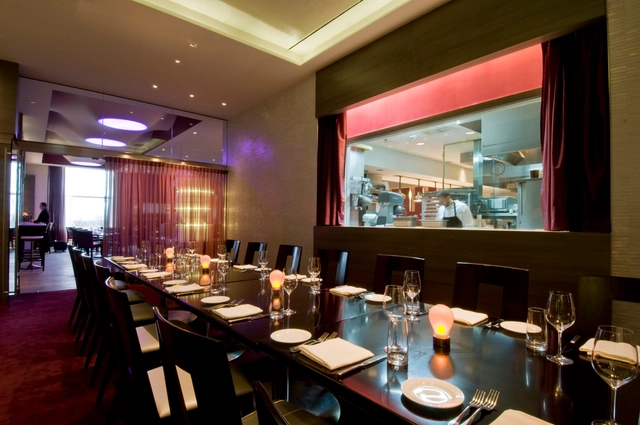 Michel / Group Goetz Architects - Restaurant, Table, Chair, Lighting