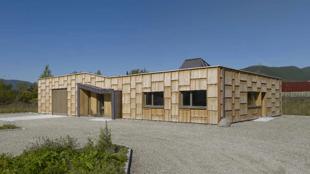 Wood House in Châtenois / Atelier d.org - Houses, Facade