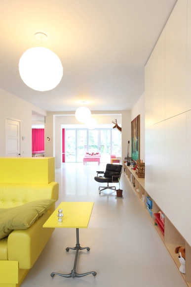 Dwelling Refurbishment in Eindhoven / De Bever Architecten - Houses Interiors, Table, Lighting, Chair