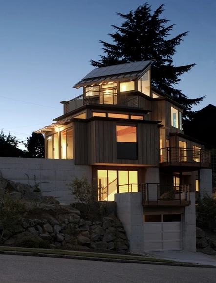 NEXTHouse / David Vandervort Architects - Houses, Facade, Stairs, Door