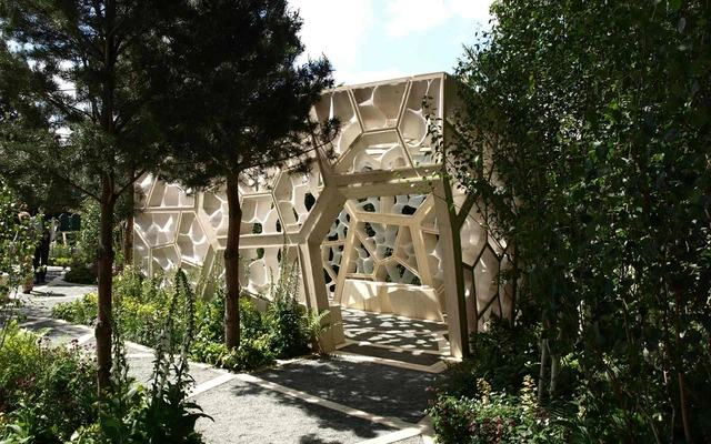 Times Eureka Pavilion / Nex Architecture - Pavilion, Garden, Facade, Stairs, Arch