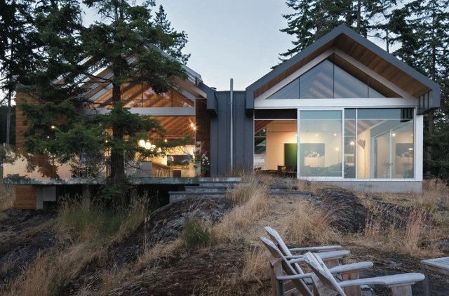 Bowen Island House / bai architects - Houses, Garden, Door, Facade, Stairs, Chair