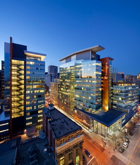 Le Quartier Concordia - John Molson School of Business / KPMB Architects with Fichten Soiferman et Associés Architectes - Higher Education, Facade, Cityscape