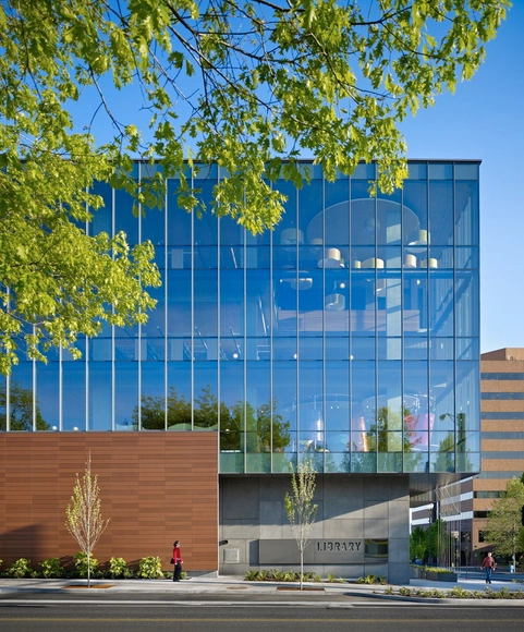 Vancouver Community Library / The Miller Hull Partnership - Library, Facade, Lighting