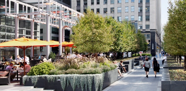 Comcast Center Plaza / OLIN - Garden, Facade, Lighting