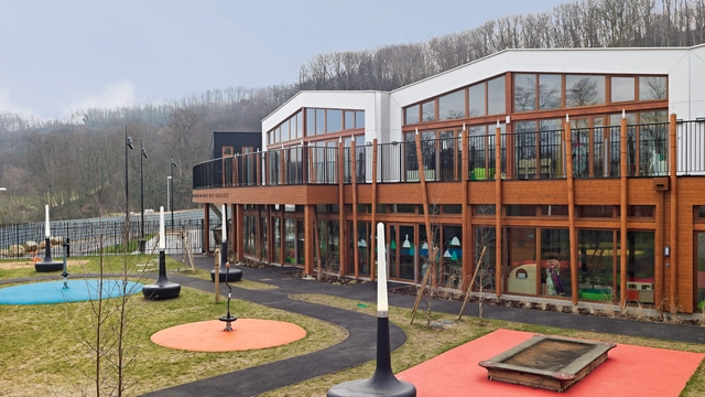 The Recreation Center of “le Bois des Gelles” / G Architecture - Recreation & Training, Facade