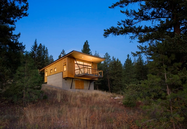 Pine Forest Cabin / Balance Associates Architects - Houses, Facade, Forest