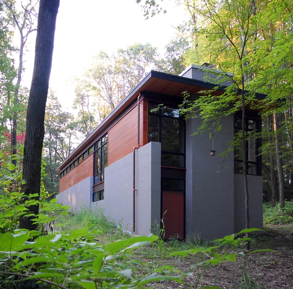 Bluff House / Bruns Architecture - Houses, Garden, Facade, Door, Forest